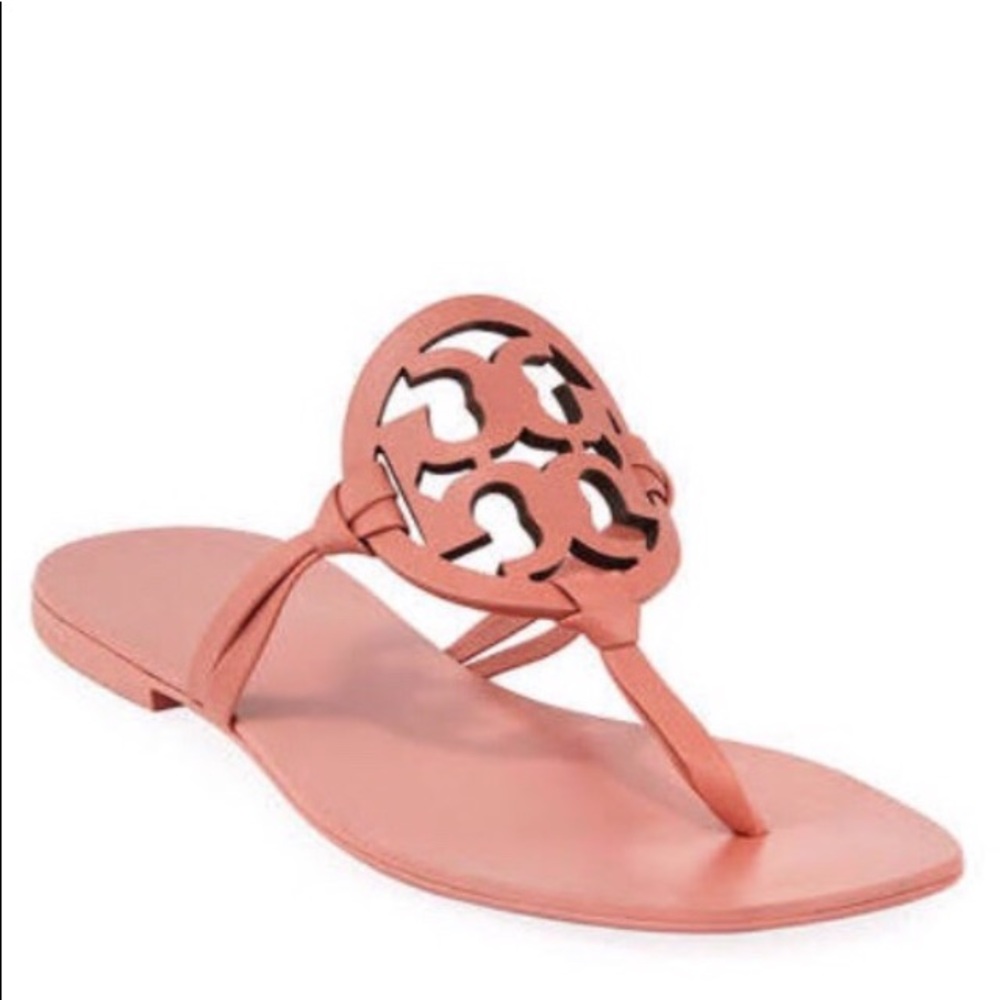 NEW Tory Burch Miller Square Toe Miller Sandals - Picture 1 of 6